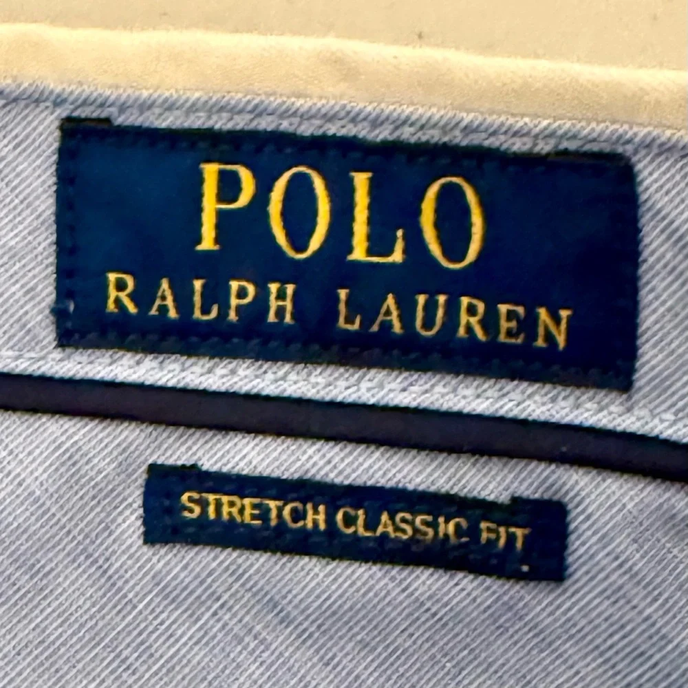 Polo Ralph Lauren Stretch Classic Fit Cotton Blend Flat Front 9” Lt Tan Size‎ 31